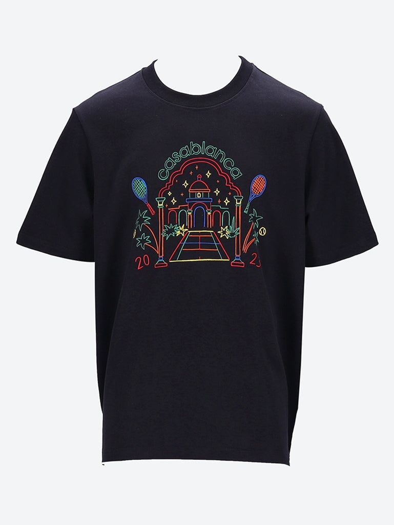 Rainbow crayon temple t-shirt 1