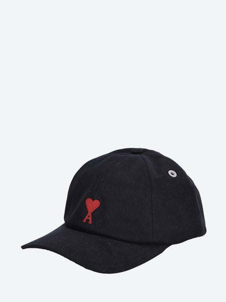 Red ami de coeur embroidery cap