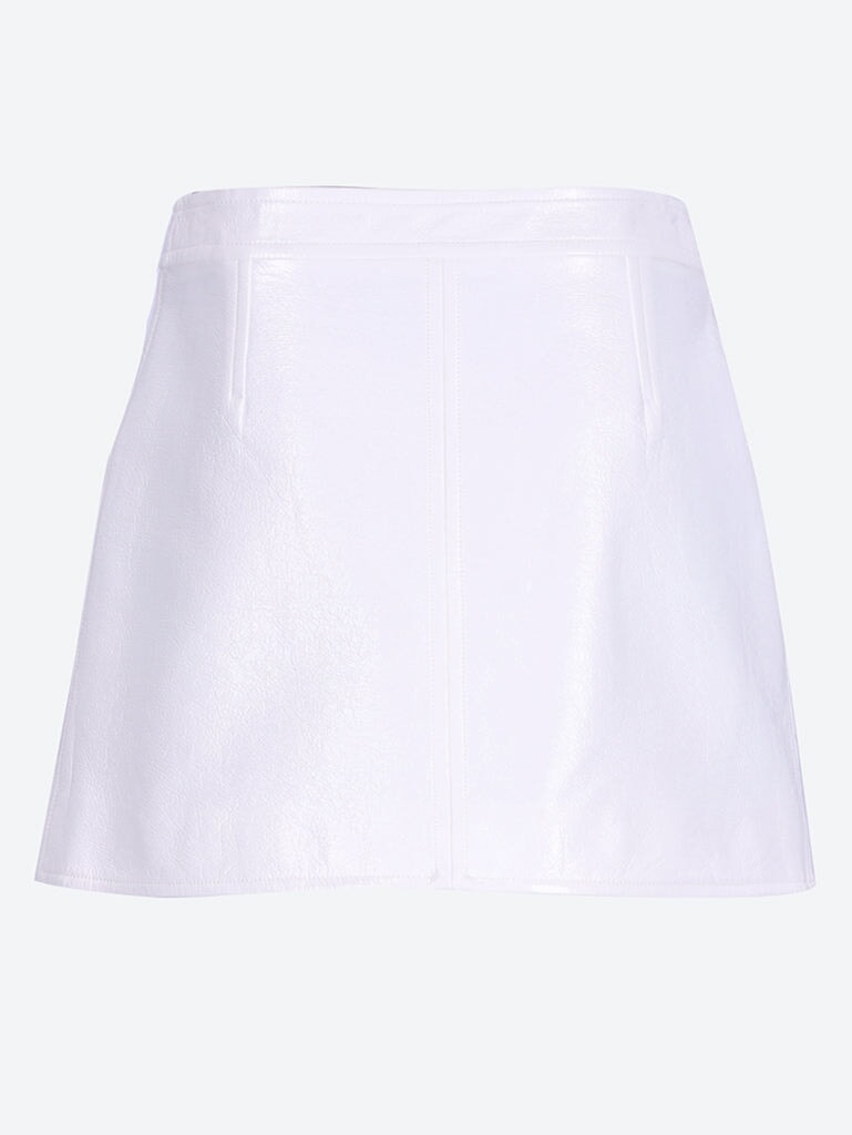 Reedition vinyl mini skirt 2
