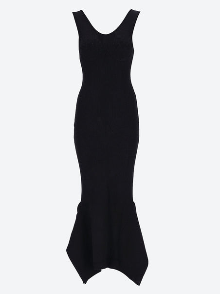 Robe évasée en tricot