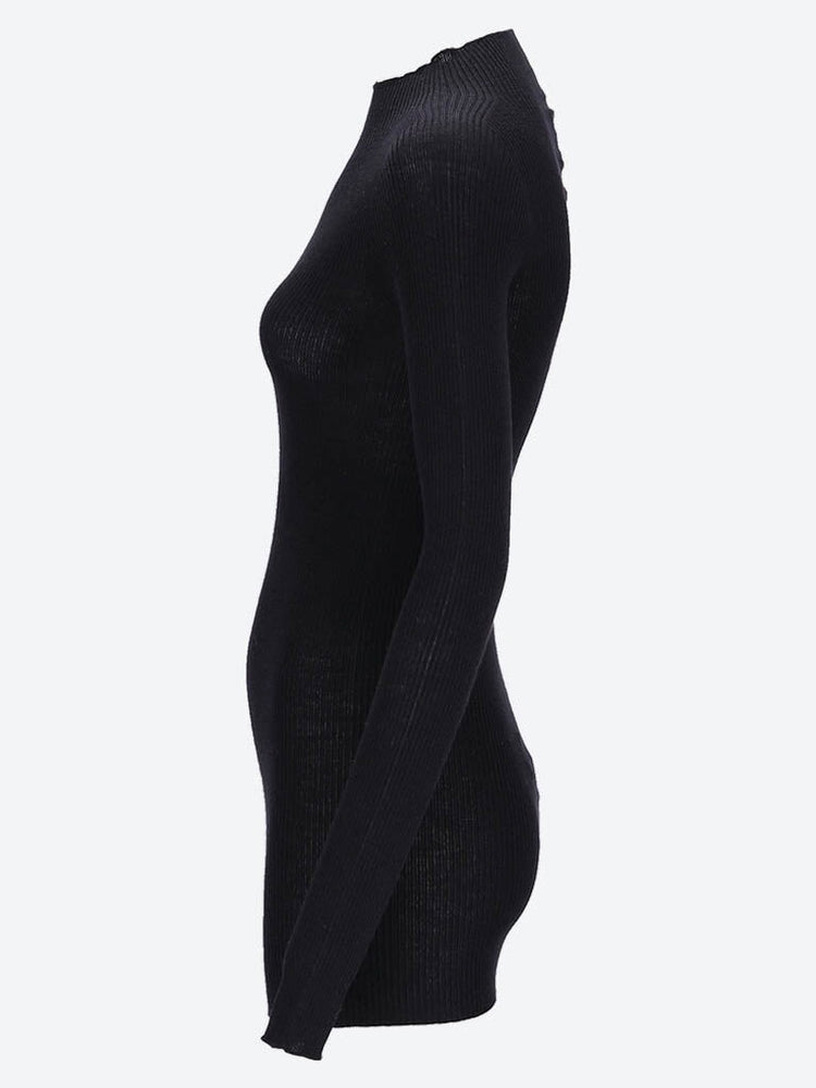 Ribbed lupetto turtleneck sweater 2