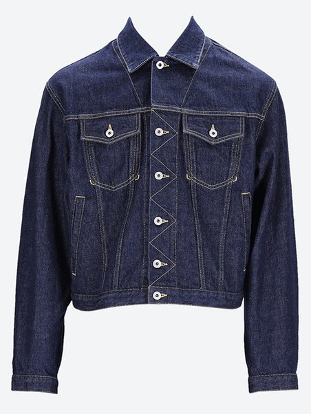 Veste de camionneur en denim rinçage
