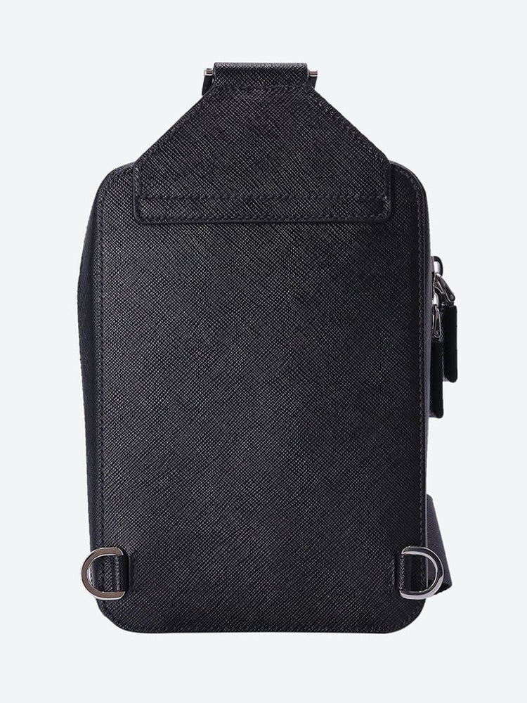 Saffiano leather backpack 3