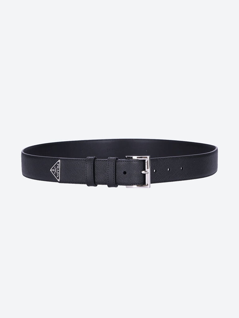 Saffiano leather belt 1