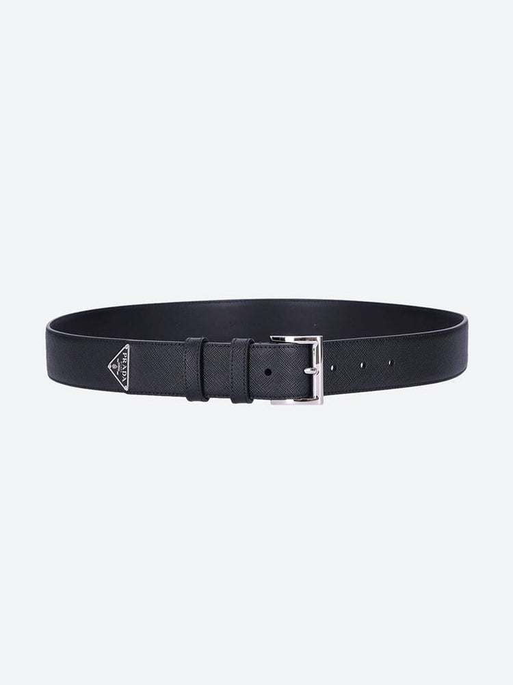 Saffiano leather belt 1