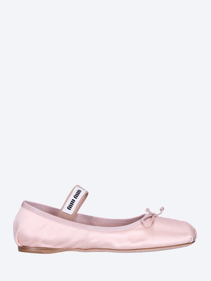 Satin ballerinas