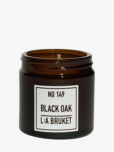 Scented candle black oak