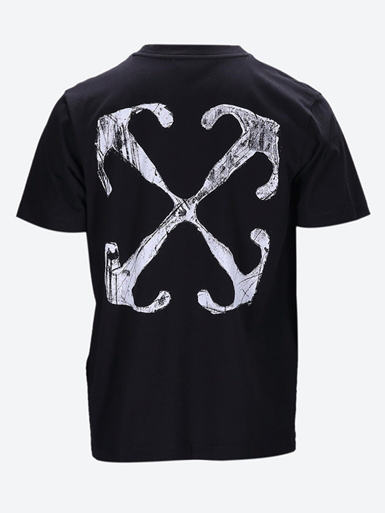 Scratch arrow sleeve t-shirt 2