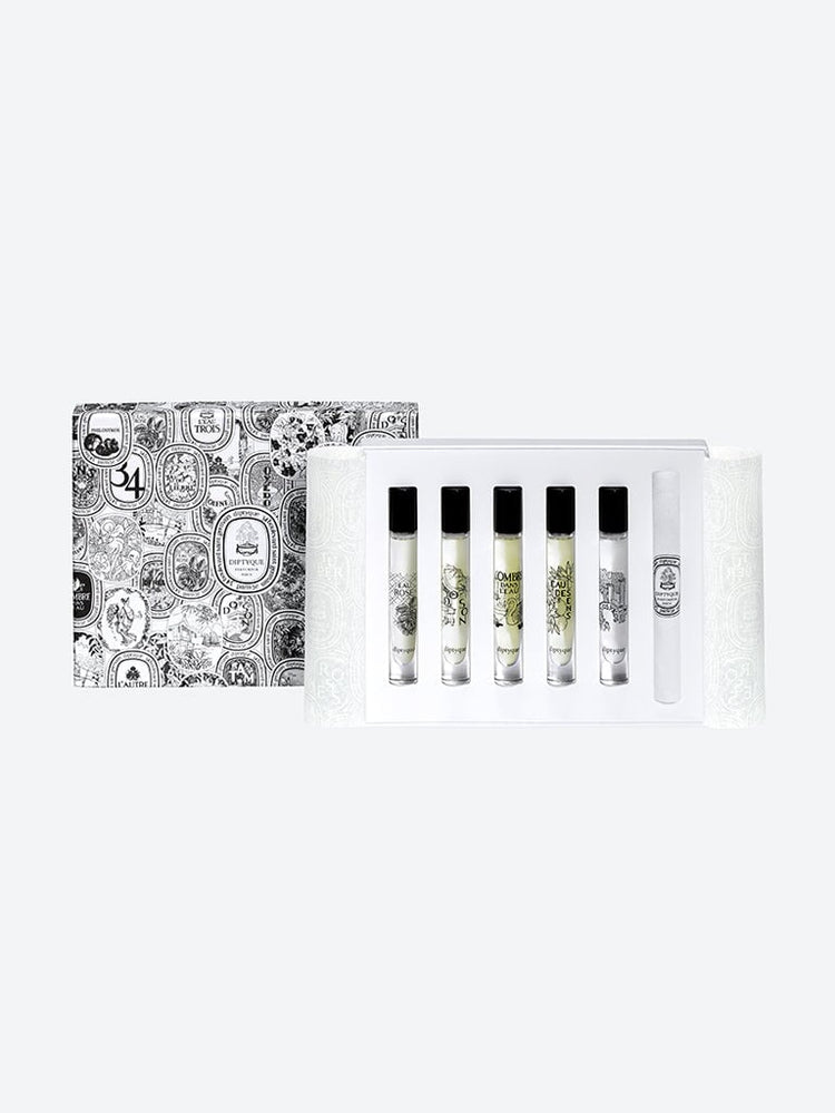 DIPTYQUE BEAUTY-FRAGRANCE Set eaux de toilette sens/dos/phi/rose/omb