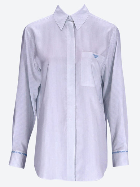 Silk stripes shirt