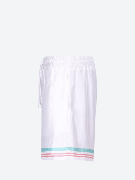 Silk twill shorts