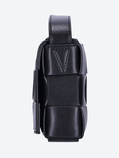 Small cassette urban leather handba