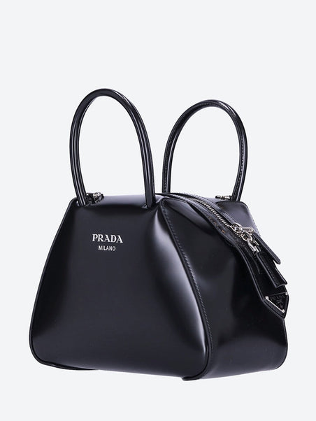 Spazzolato leather handbag
