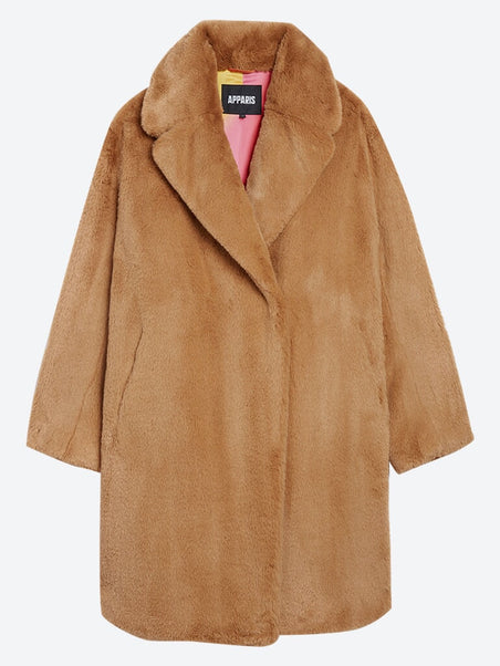 Stella plant-based fur coat