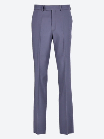 Stretch wool tailored pants
