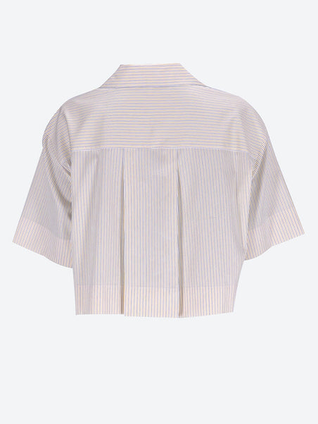 Chemise de pyjama recadrée