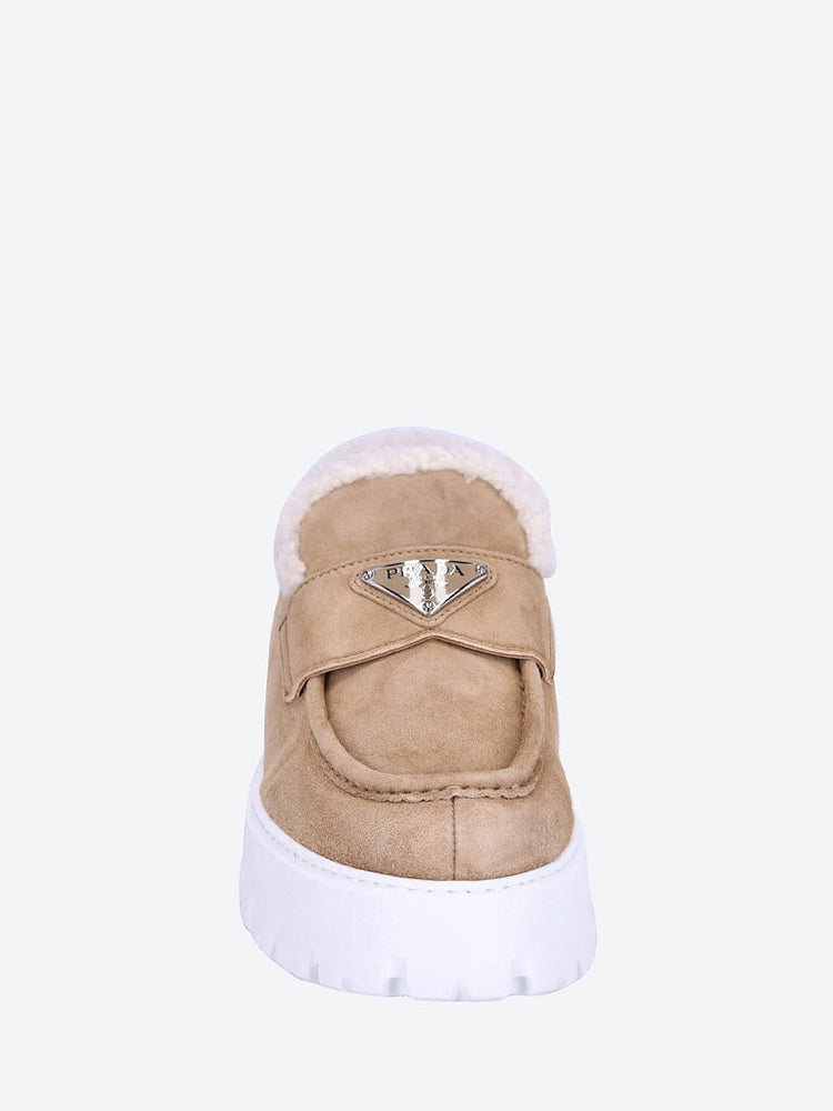 Suede leather loafers 3