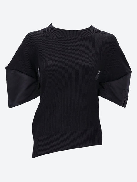 Twill mélange le pull en tricot en coton
