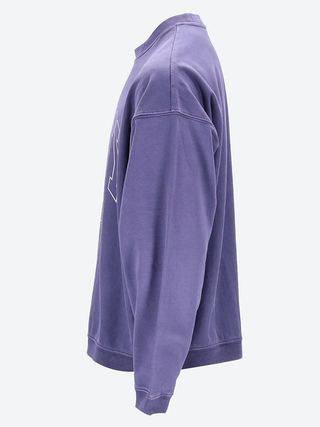 Sweat-shirt surdimensionné universitaire