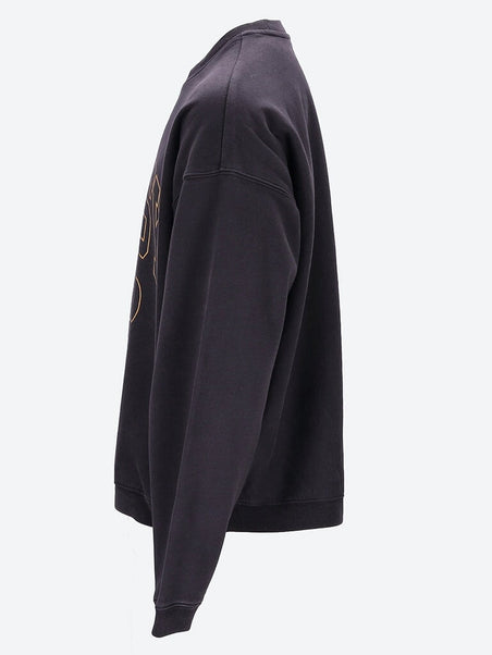 Sweat-shirt surdimensionné universitaire