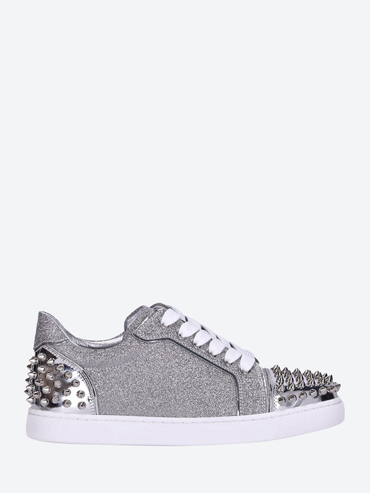 Christian Louboutin Vieira glitter sneakers with studs