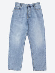 Vintage indigo wash wide leg jeans ref: