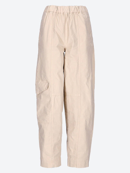 Pantalon de courbe de coton lavé