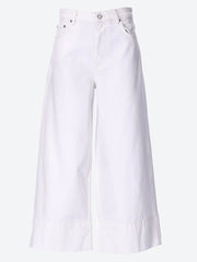 White denim cropped jeans ref: