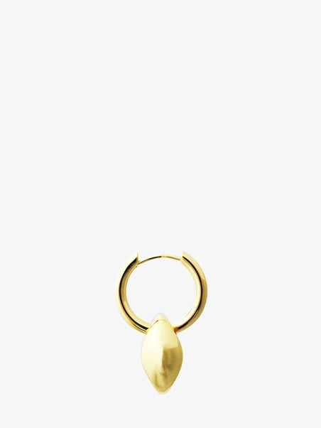 Yoti single hoops gold plated earrings